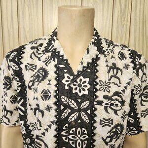 men's Hawaiian shirt L Royal Creations vintage 1980s tiki